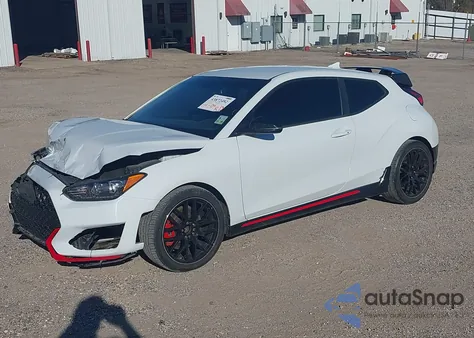 2020 Hyundai Veloster N из США, поврежденный, VIN KMHT36AH9LU005122